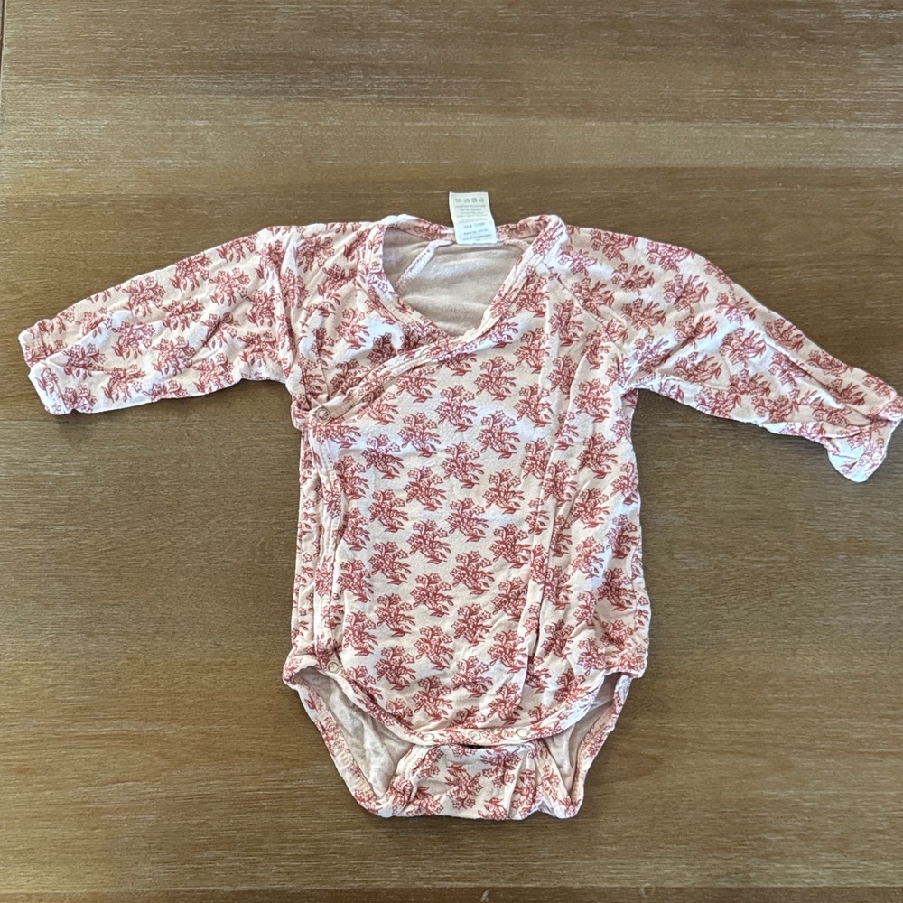 Kate Quinn Pink Floral Kids Bodysuit